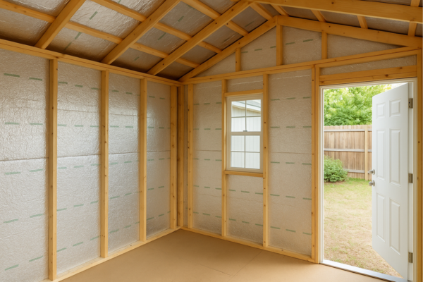 What Are the Main Benefits of Shed Insulation?