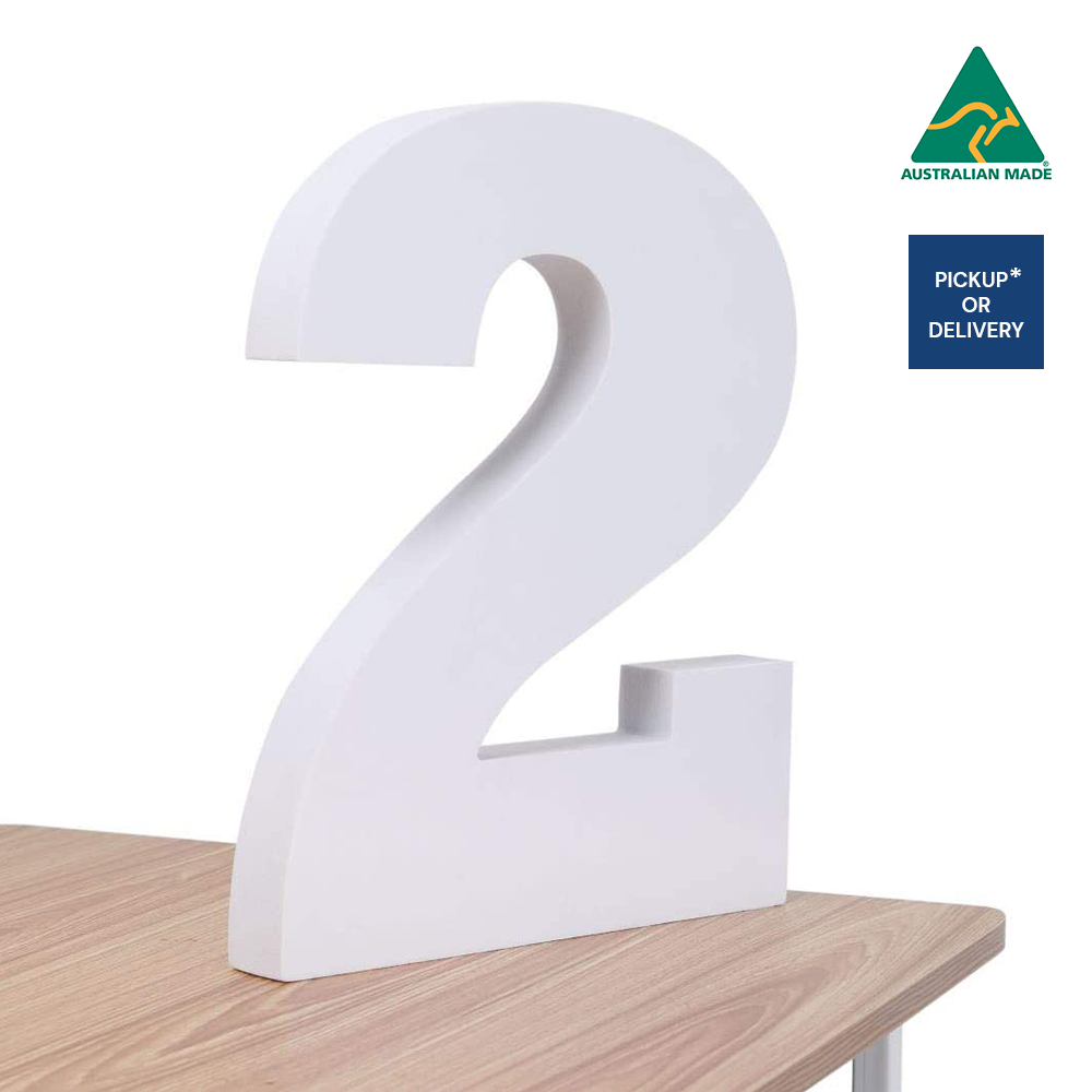 3D Polystyrene Signage - Letters and Numbers