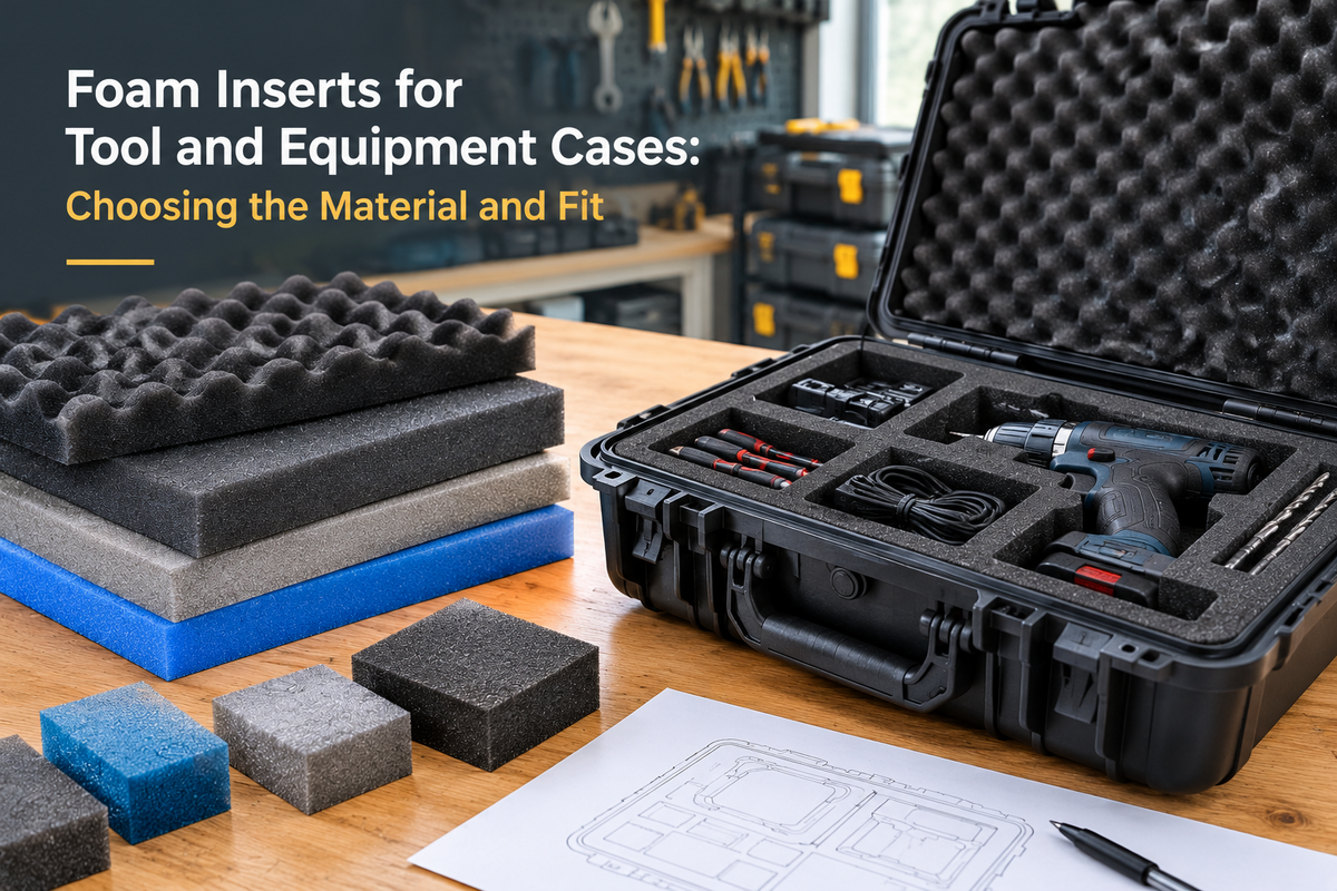 Foam Inserts for Tool and Equipment Cases: Choosing the Material and Fit