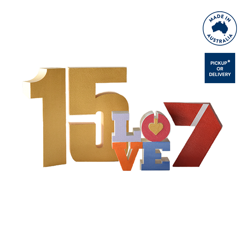 3D Polystyrene Signage - Letters and Numbers